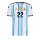 Billige Fotballdrakt Argentina Lautaro Martinez #22 Replika Hjemmedrakt Dame VM 2026 Kortermet Billige Fotballdrakt Argentina Lautaro Martinez #22 Replika Hjemmedrakt Dame VM 2026 Kortermet